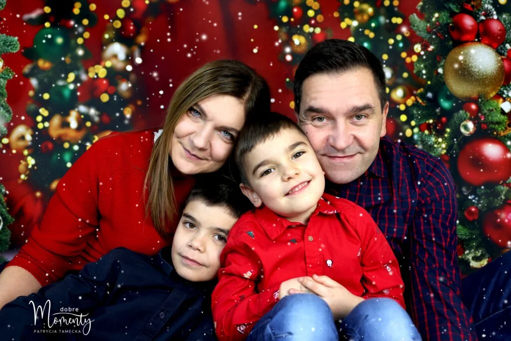 Sesje bożonarodzeniowe - fotografia z sesji