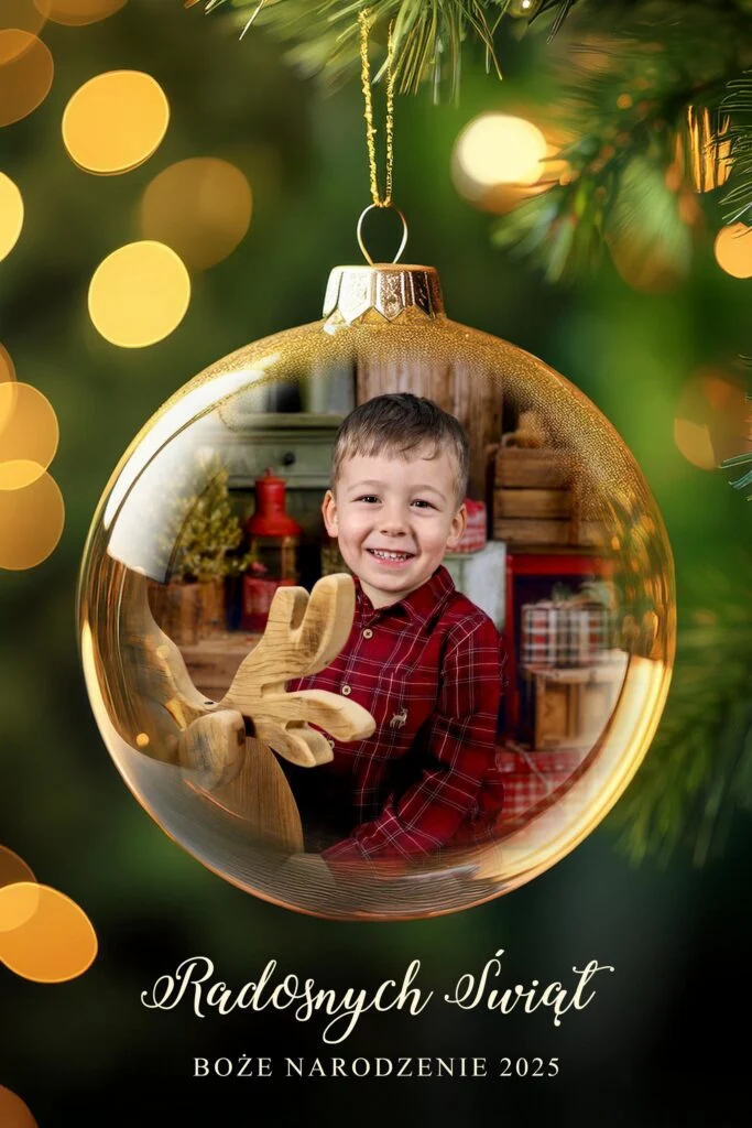 Chlopiec podczas sesji Dobre Momenty